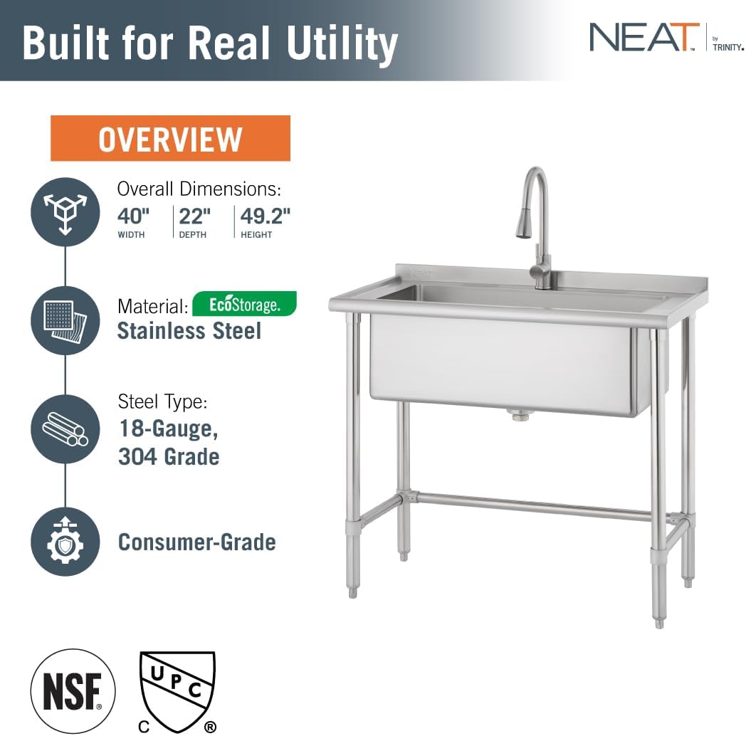 NEAT EcoStorage utility sink review, NEAT EcoStorage sink review and rating, is NEAT EcoStorage sink worth buying, NEAT EcoStorage sink review pros cons, NEAT EcoStorage sink review honest opinion, NEAT EcoStorage utility sink review verdict review - unboxing and complete package contents