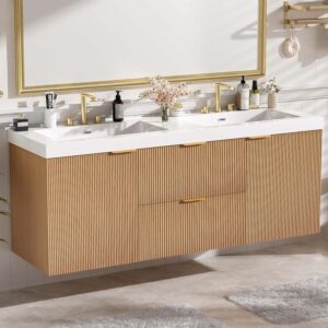 Image 1 of fatani 60 inch bathroom vanity review