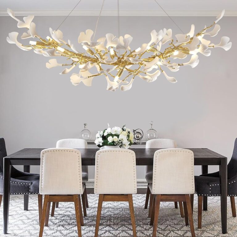 Image 1 of kvtinmty ginkgo leaf chandelier review