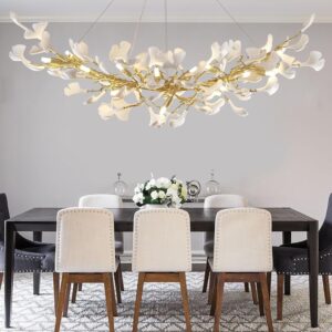 Image 1 of kvtinmty ginkgo leaf chandelier review