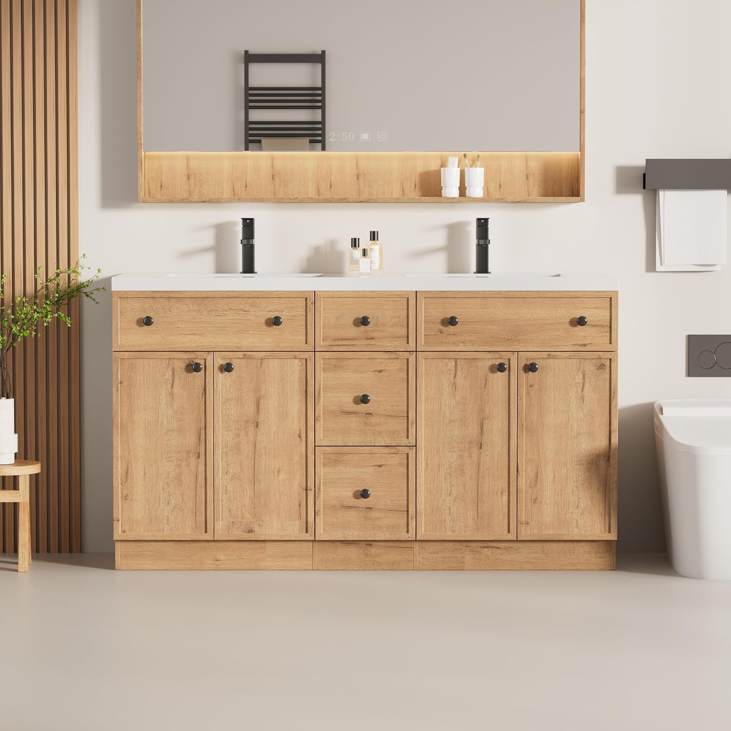 Reviews - LUCKWIND 60 Farmhouse Vanity Review: Honest Pros & Cons Verdict LUCKWIND 60 Farmhouse Bathroom Vanity Review,LUCKWIND 60 bathroom vanity review and rating,is LUCKWIND farmhouse vanity worth buying,LUCKWIND vanity review pros cons,LUCKWIND 60 double sink vanity honest review,LUCKWIND farmhouse vanity review verdict - detailed features review and technical specifications
