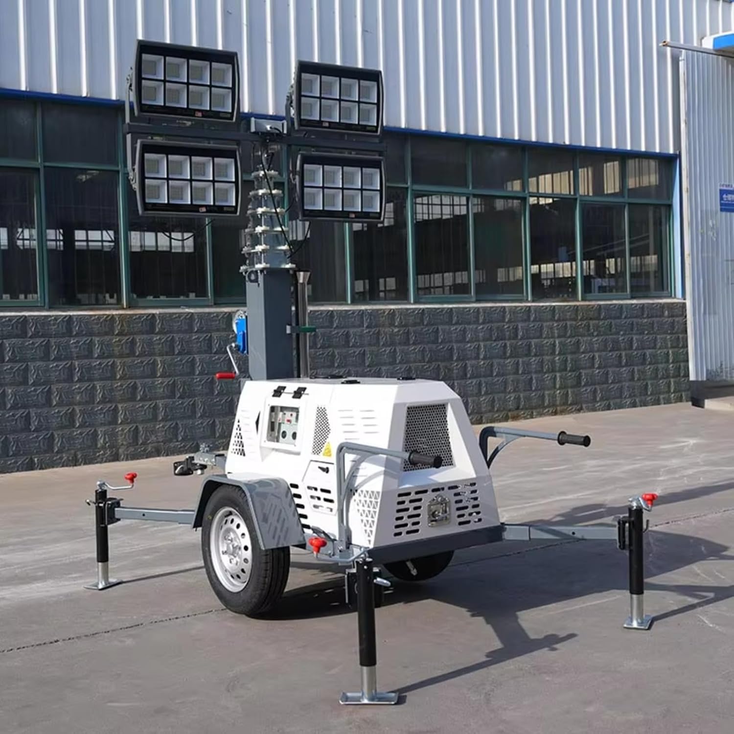 Light Tower Review,hydraulic light tower review and rating,is hydraulic light tower worth buying,trailer mounted light tower review pros cons,mobile light tower review honest opinion,hydraulic mast light tower review verdict review - unboxing and complete package contents